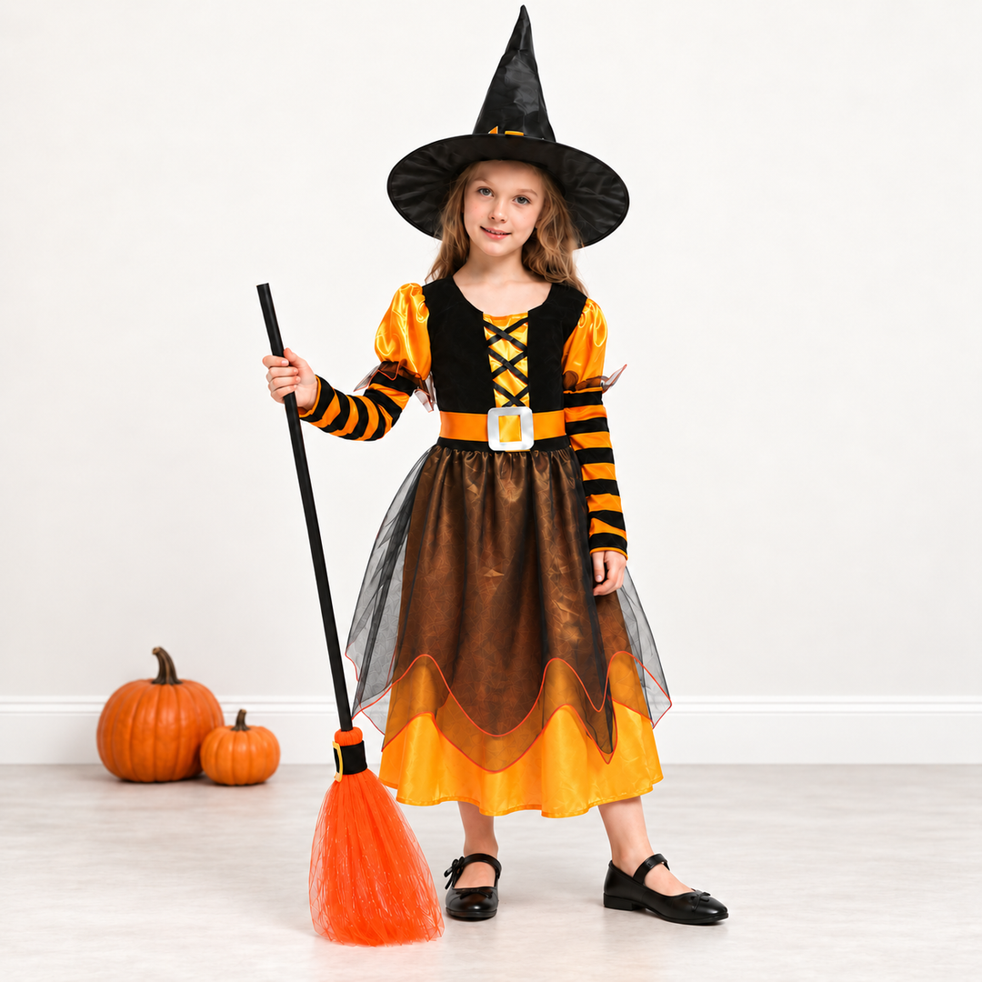 Little Pumpkin Witch Costume