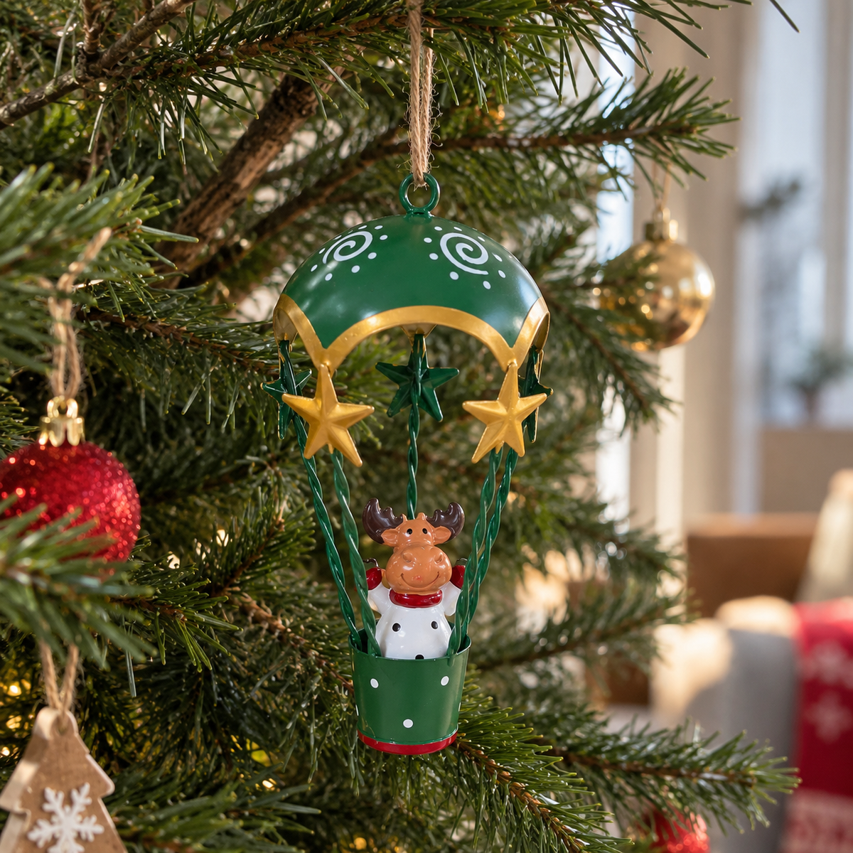 Little Sky Dreamers Christmas Balloon Ornaments - Set of 3
