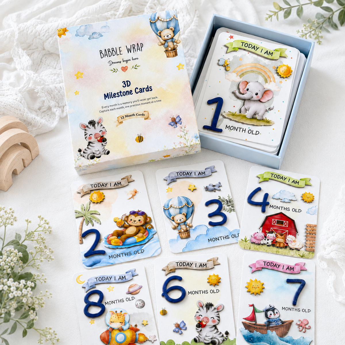 Little Wonders 3D Milestone Cards