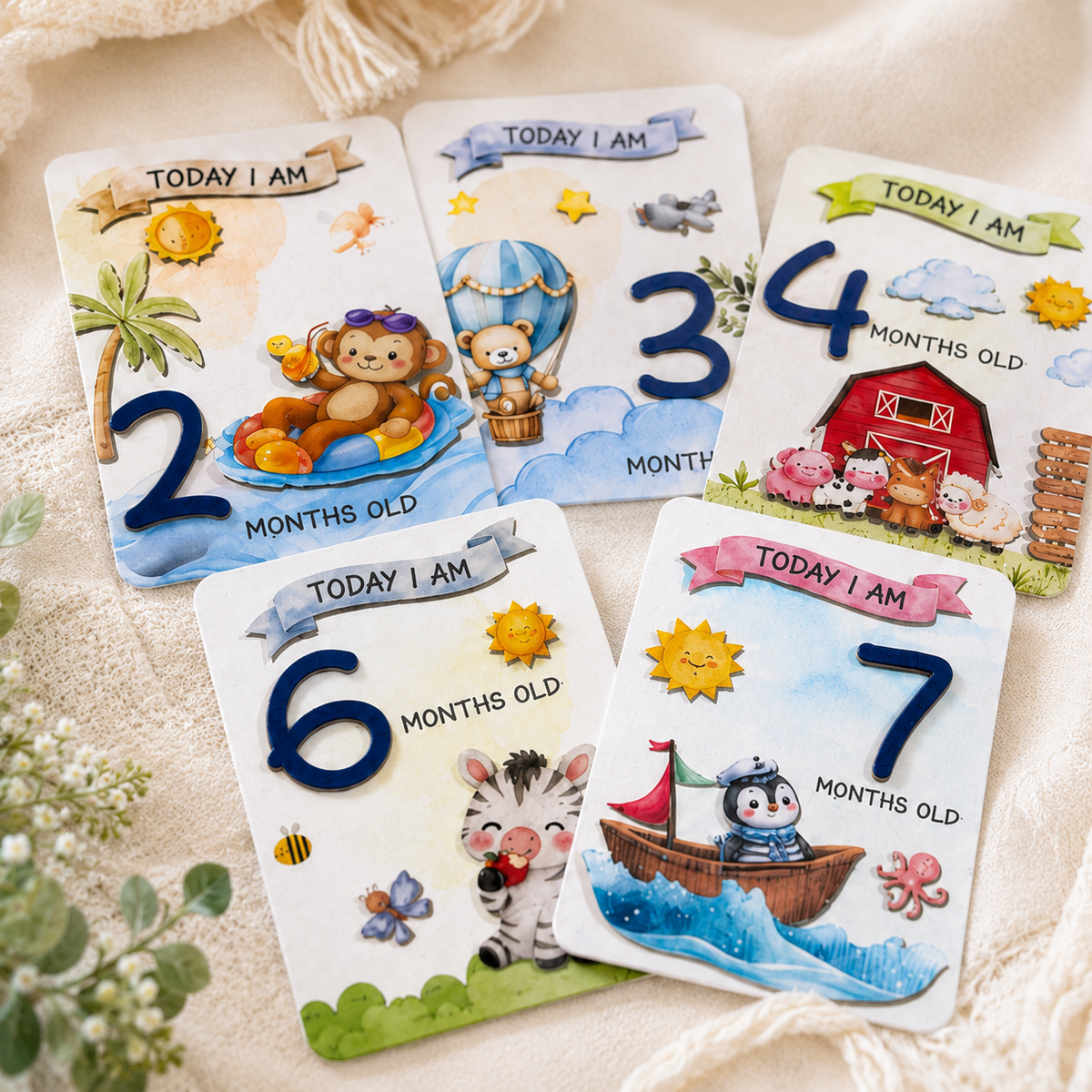 Little Wonders 3D Milestone Cards