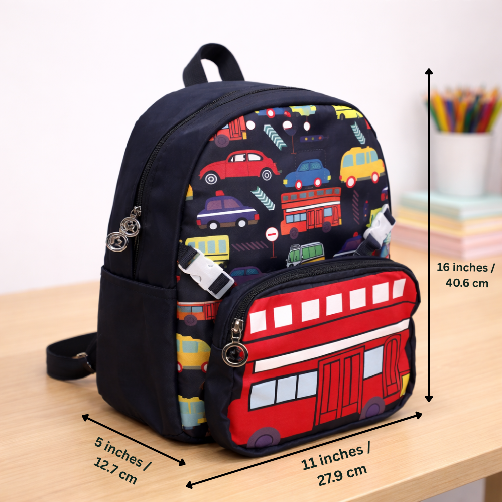 Little City Explorer  For Todlers & Kids -Midnight Metro Backpack