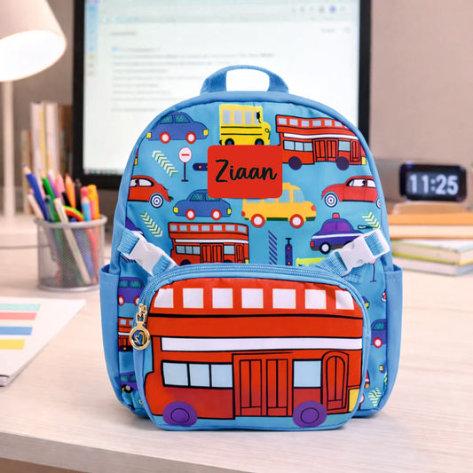 Little City Explorer  For Todlers & Kids -Skyline Traffic Backpack