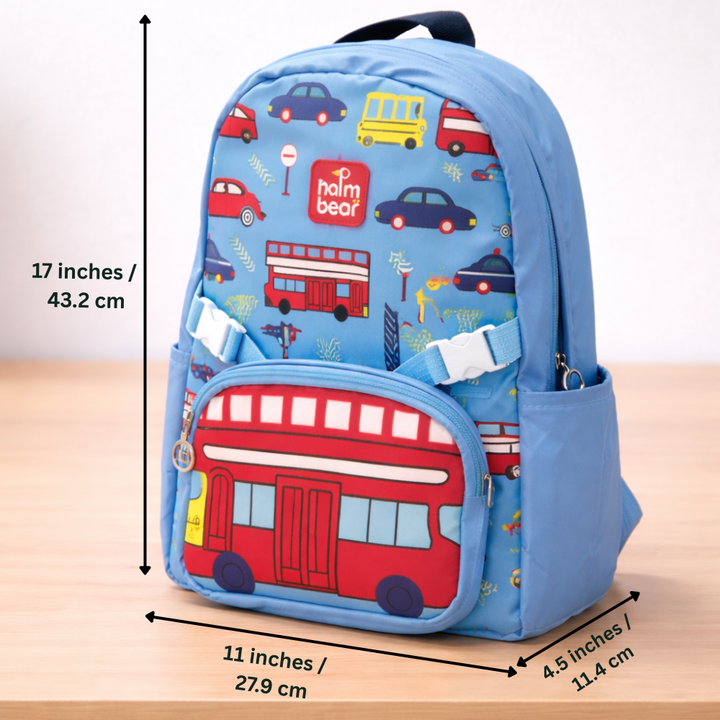 Little City Explorer  For Todlers & Kids -Skyline Traffic Backpack