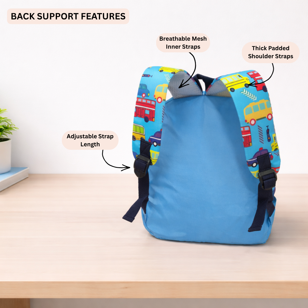 Little City Explorer  For Todlers & Kids -Skyline Traffic Backpack