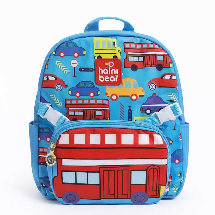 Little City Explorer  For Todlers & Kids -Skyline Traffic Backpack