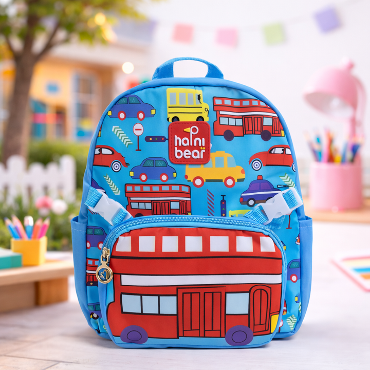 Little City Explorer  For Todlers & Kids -Skyline Traffic Backpack