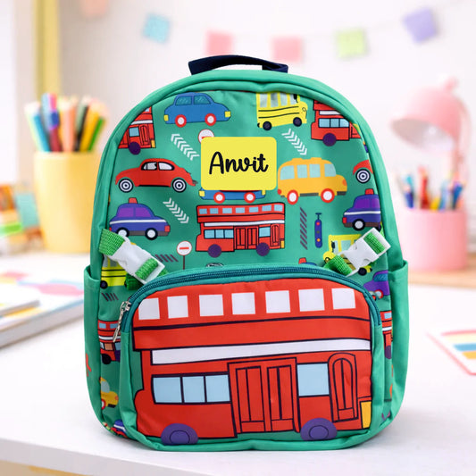 Little City Explorer  For Todlers & Kids - Green Street Backpack