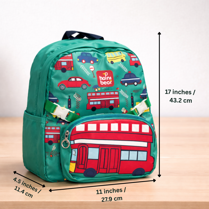 Little City Explorer  For Todlers & Kids - Green Street Backpack