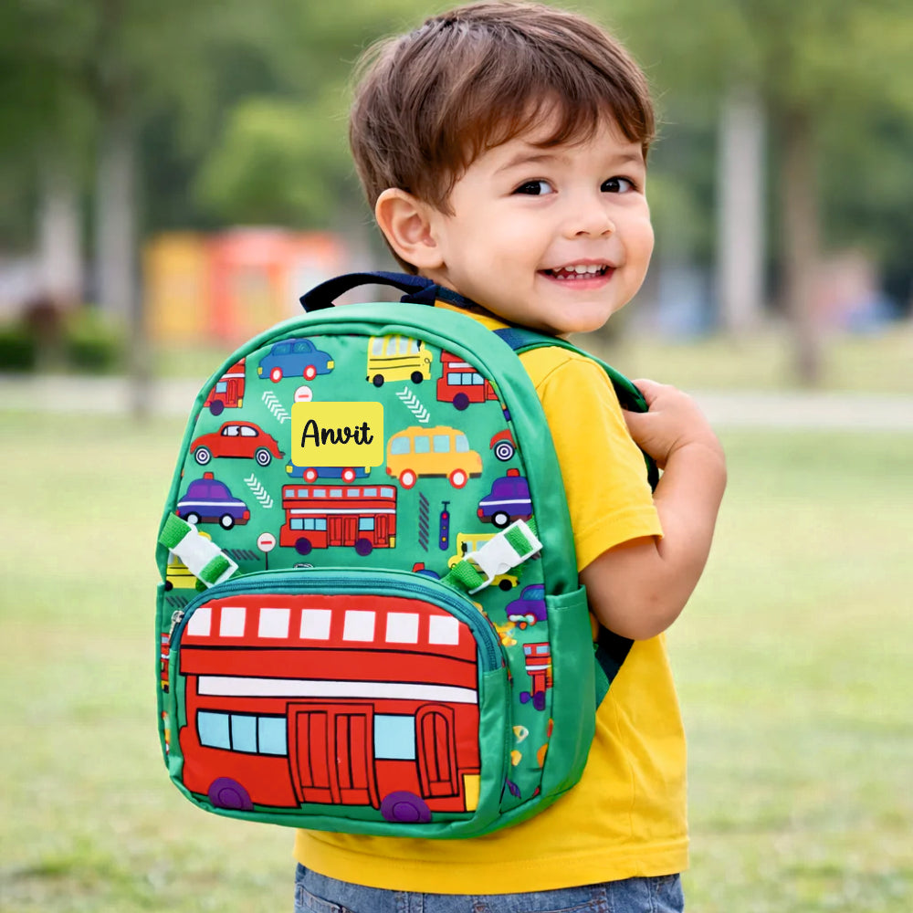 Little City Explorer  For Todlers & Kids - Green Street Backpack