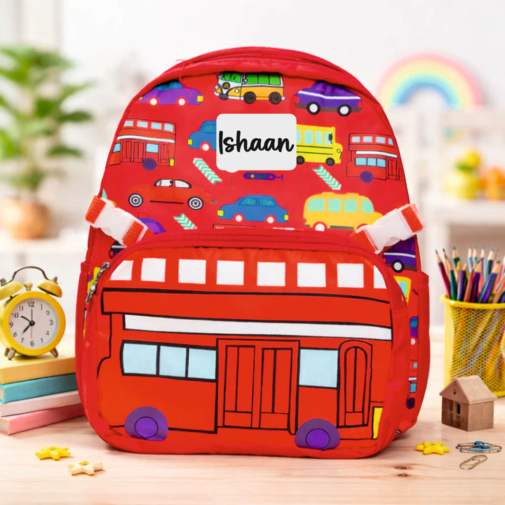 Little City Explorer  For Todlers & Kids - London Bus Backpack