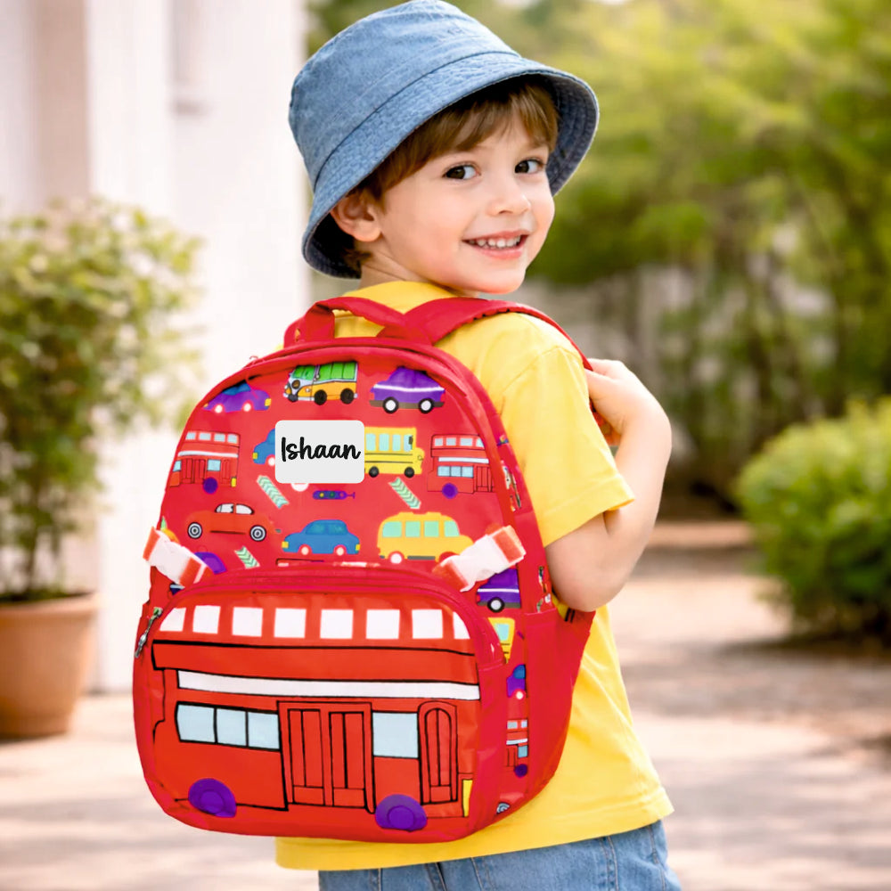 Little City Explorer  For Todlers & Kids - London Bus Backpack