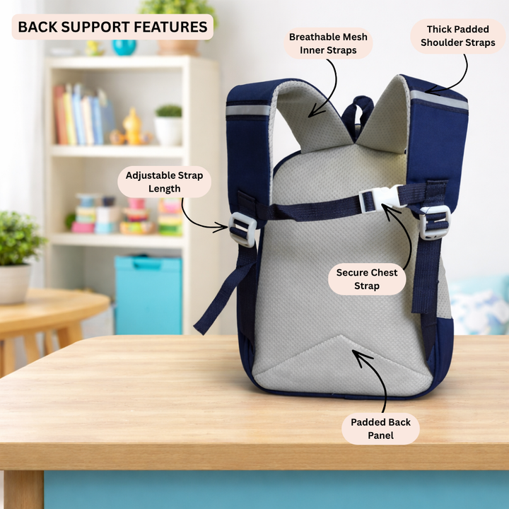 Little Dreamers Hologram Backpack For Todlers & Kids  -Dino Blast Adventure