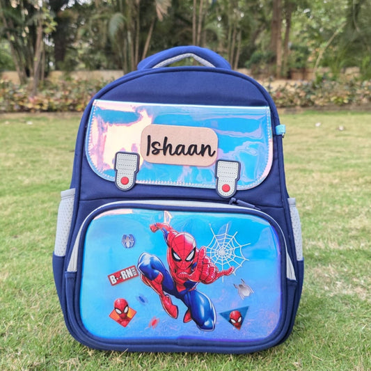 Little Dreamers Hologram Backpack For Todlers & Kids  - Spider Power Edition