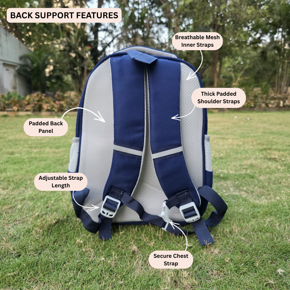 Little Dreamers Hologram Backpack For Todlers & Kids  - Spider Power Edition