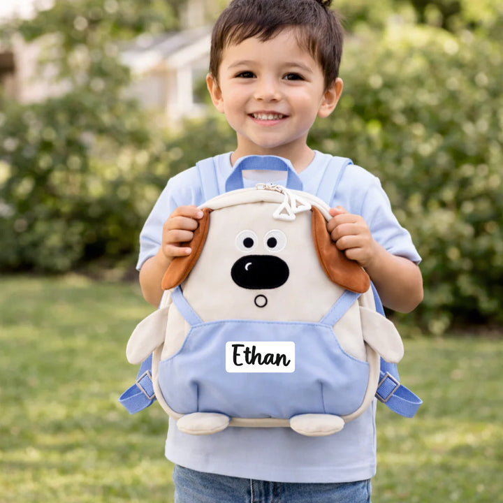 Little Paws Preschool  Adventure Collection -Biscuit Bear Overalls Backpack