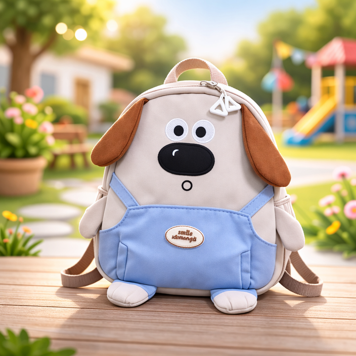 Little Paws Preschool  Adventure Collection -Biscuit Bear Overalls Backpack