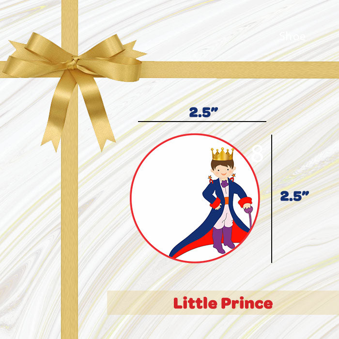 Personalised Gift Sticker - Little Prince - Set of 60