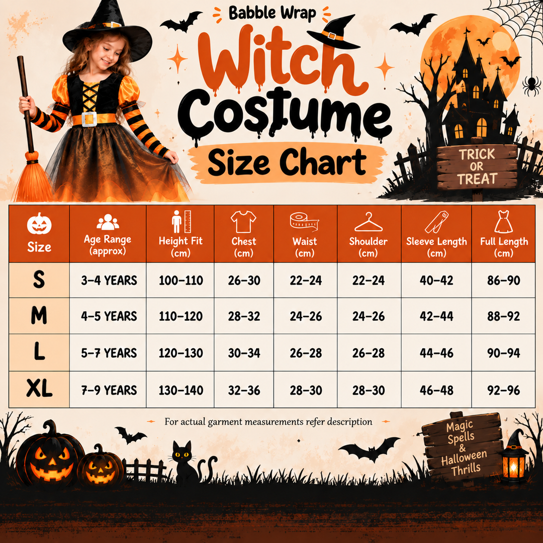 Little Pumpkin Witch Costume