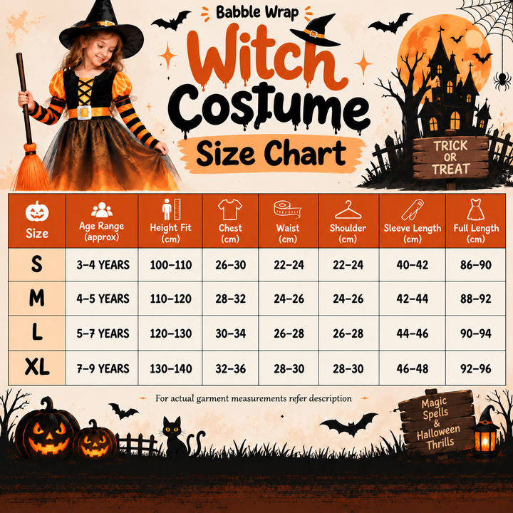 Little Pumpkin Witch Costume