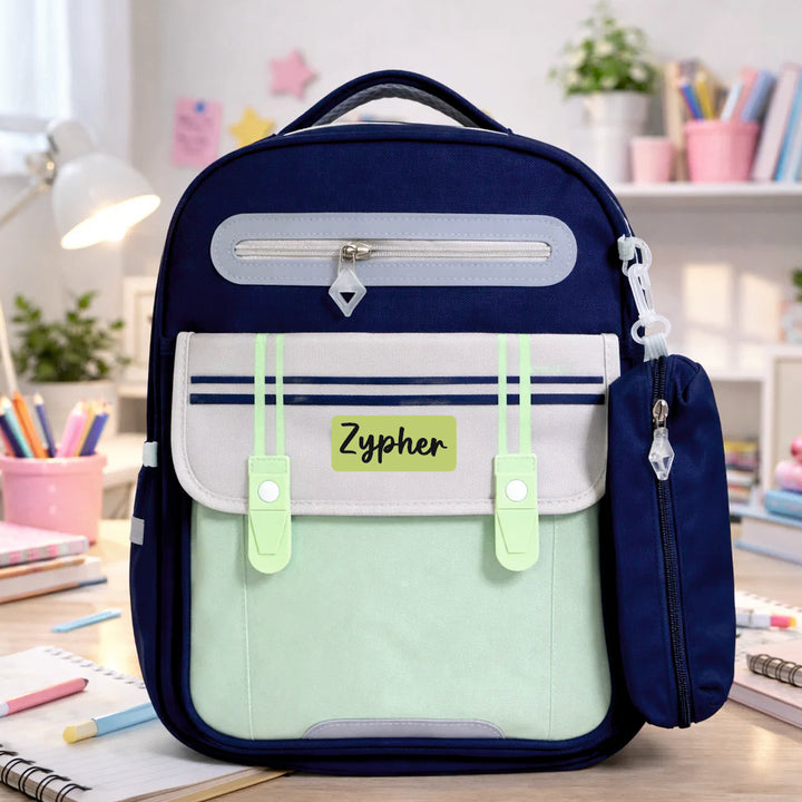 Little Scholars Series - Navy Mint Backpack