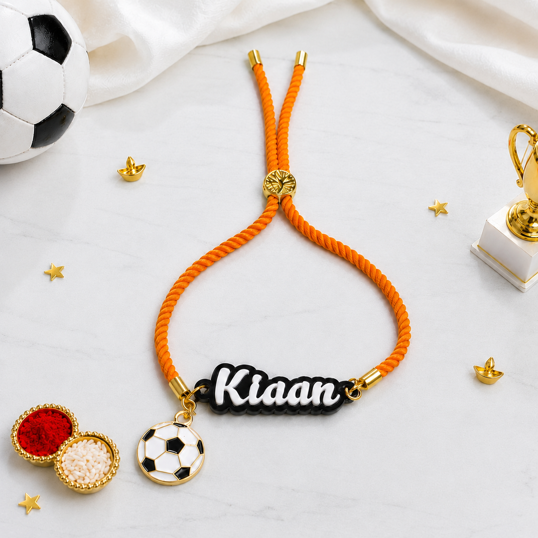 Babble Wrap Little Striker Name Rakhi