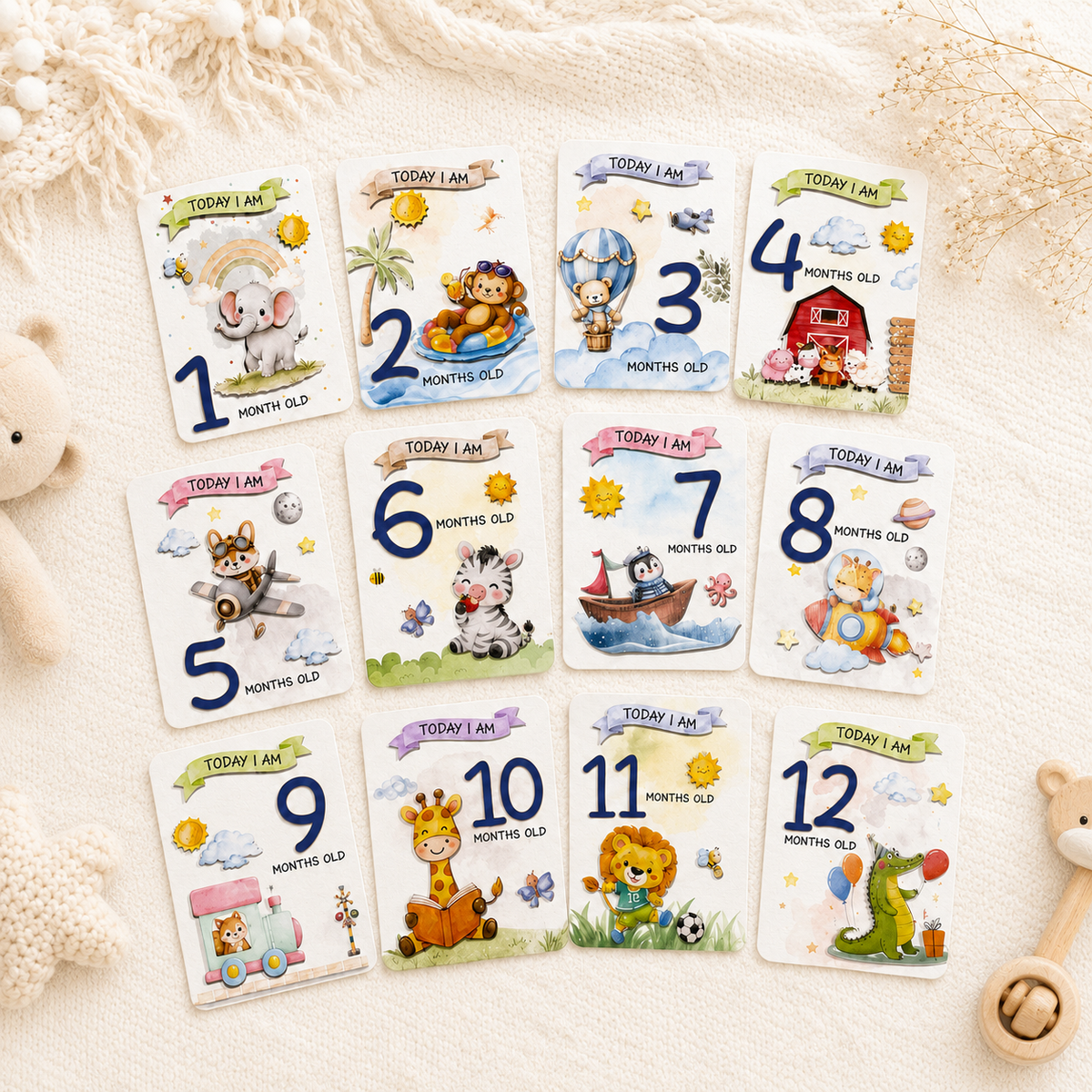 Little Wonders 3D Milestone Cards