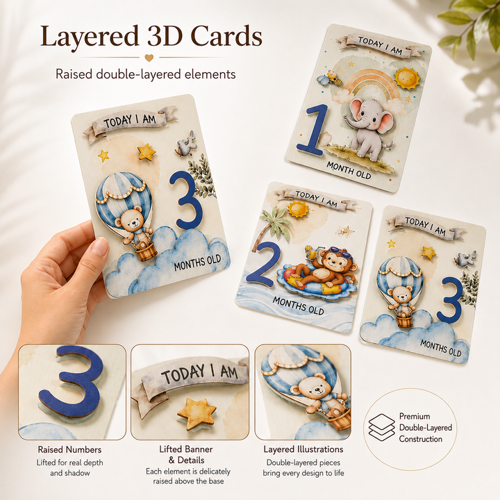 Little Wonders 3D Milestone Cards