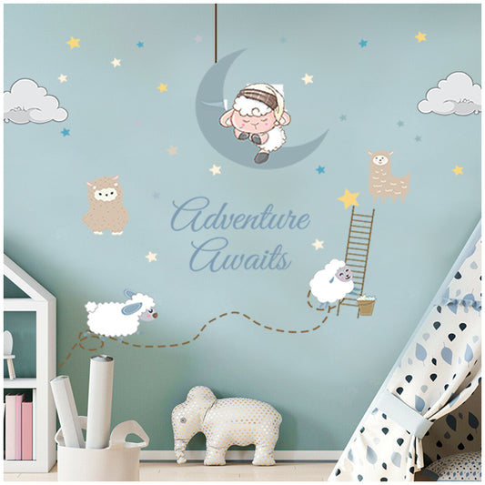 Llama Wall Decals for Kids Room