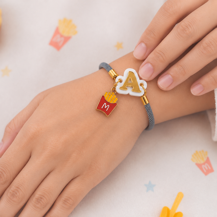 Babble Wrap M-Fries Initial Rakhi