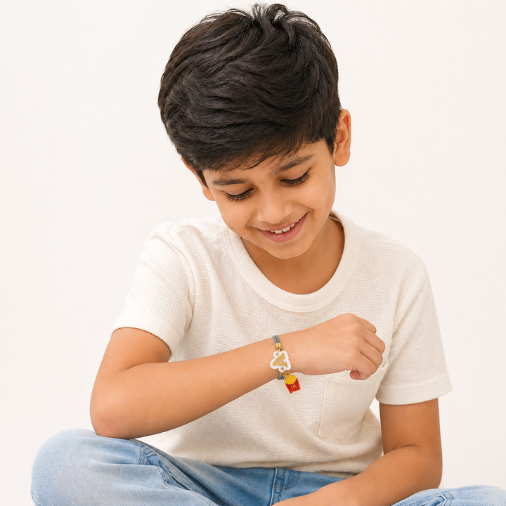 Babble Wrap M-Fries Initial Rakhi