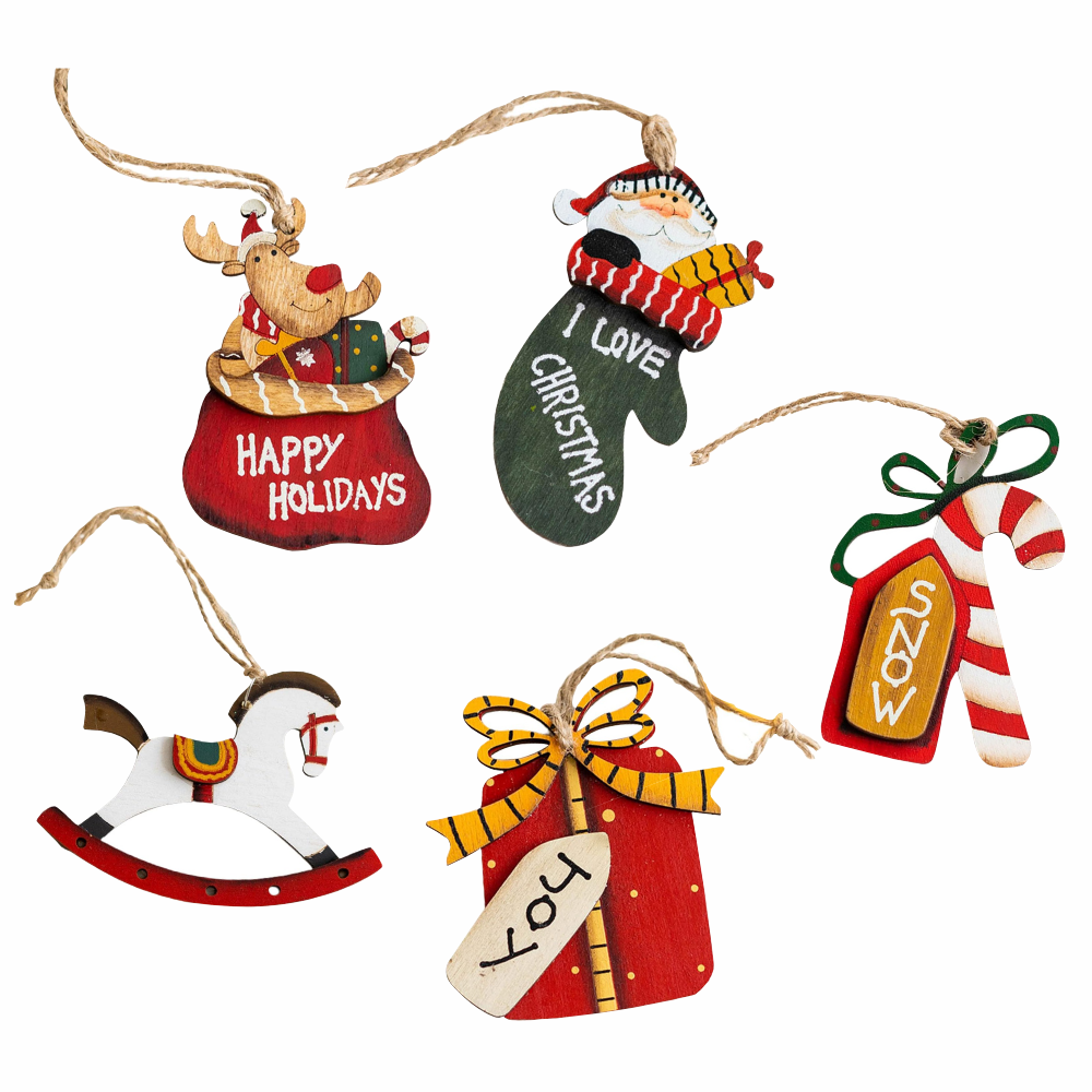 Colourful Wonders of Christmas- Set of 5