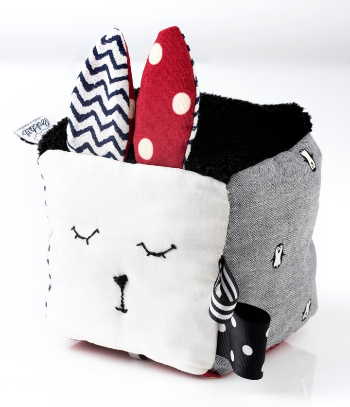 Montessori Sensory Block – Bunny Block – Tummy Time Play Buddy