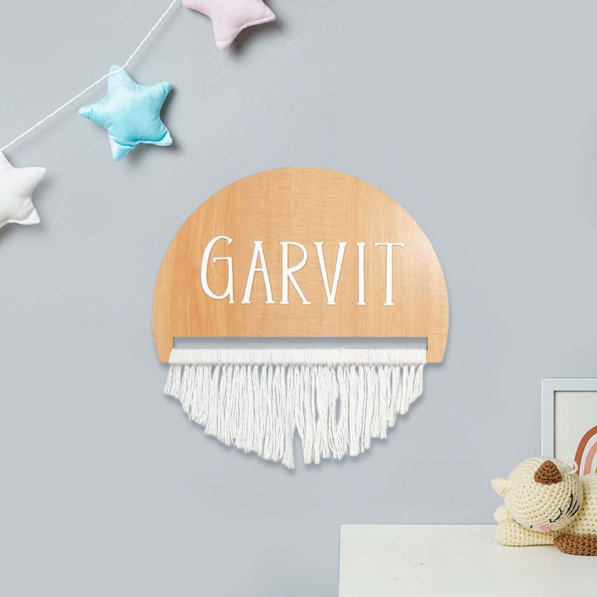 Macrame Magic Name Plaque