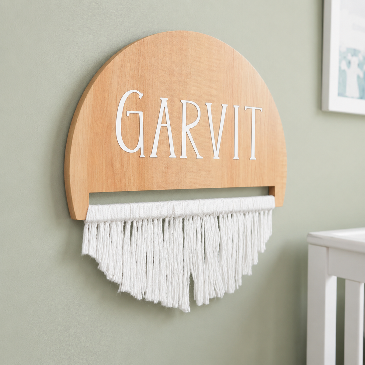 Macrame Magic Name Plaque