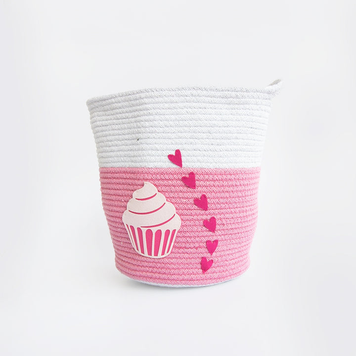 Magical Cupcake- Cotton Rope Baskets (Individual/Set Of 2)