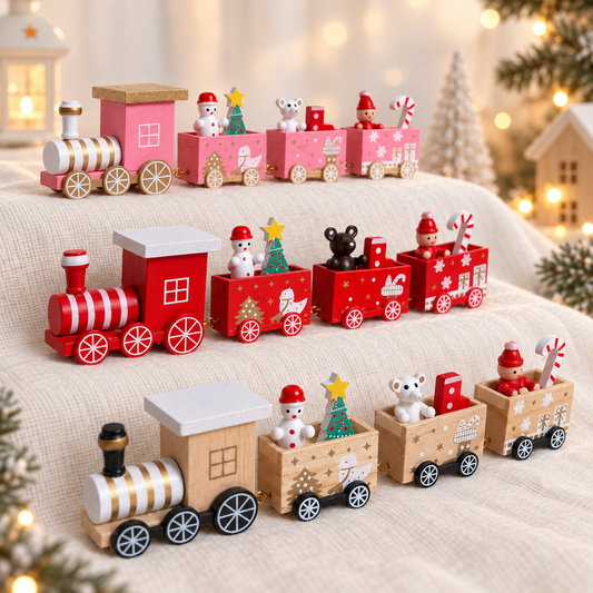 Magical Moments Wooden Trains - Set of 3