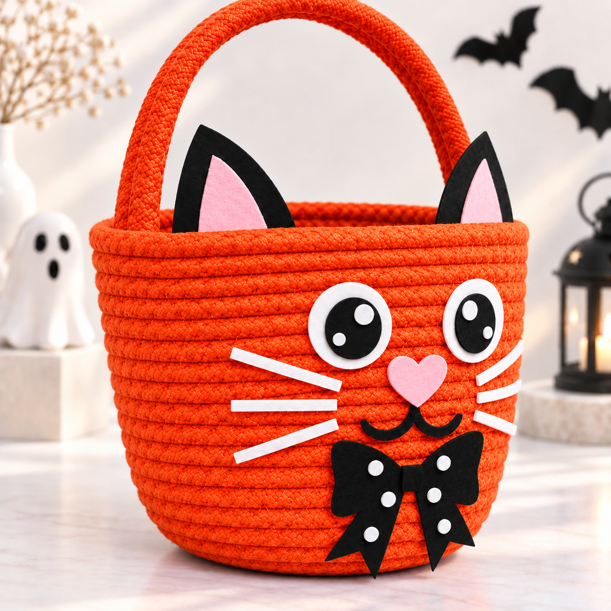 Meow Magic Halloween Basket