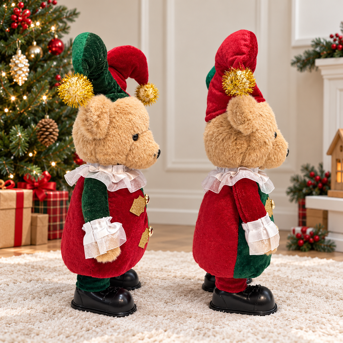 Merry Moves Dancing Teddy Bear - Set Of 2