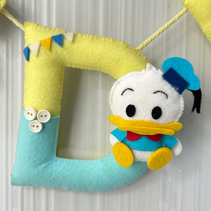 Babble Wrap Mickey's Clubhouse Name Bunting/Garland