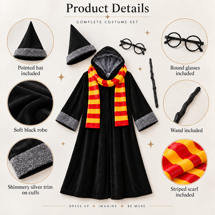 Midnight Magic Wizard Costume
