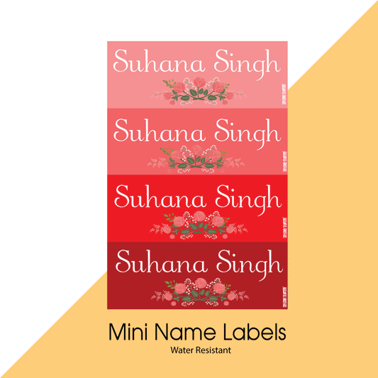 Mini Name Labels - Elegance