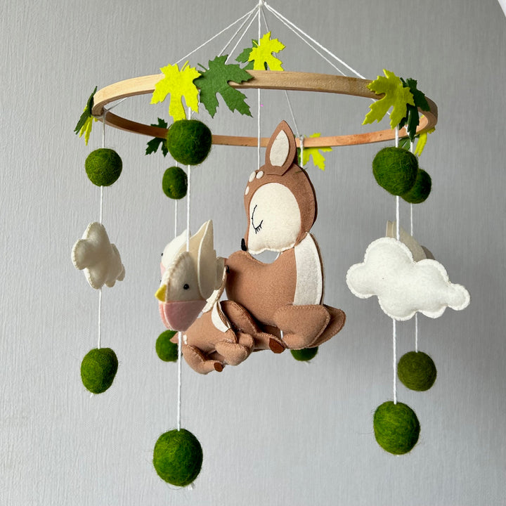 Babble Wrap Cot / Crib Mobile - Mommy's Little Fawn