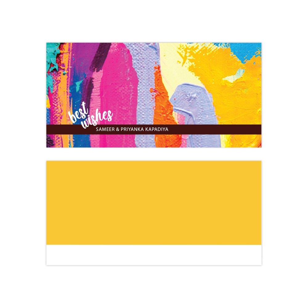 Money Envelopes - Colourful Canvas (Set of 25)