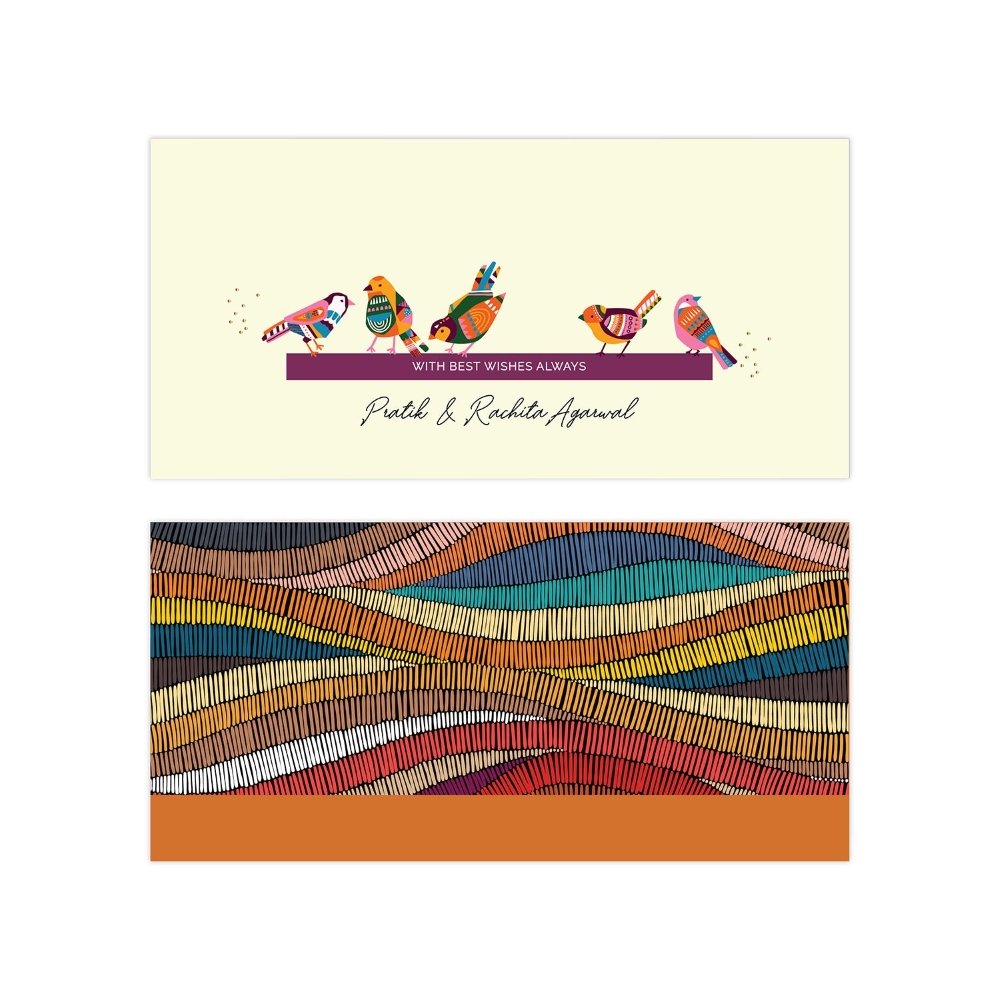 Money Envelopes - Ethnic Bird (Set of 25)