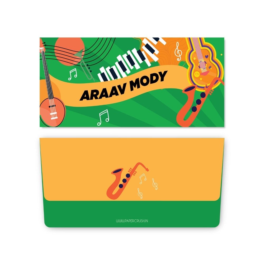 Money Envelopes - Music Mania (Set of 25)