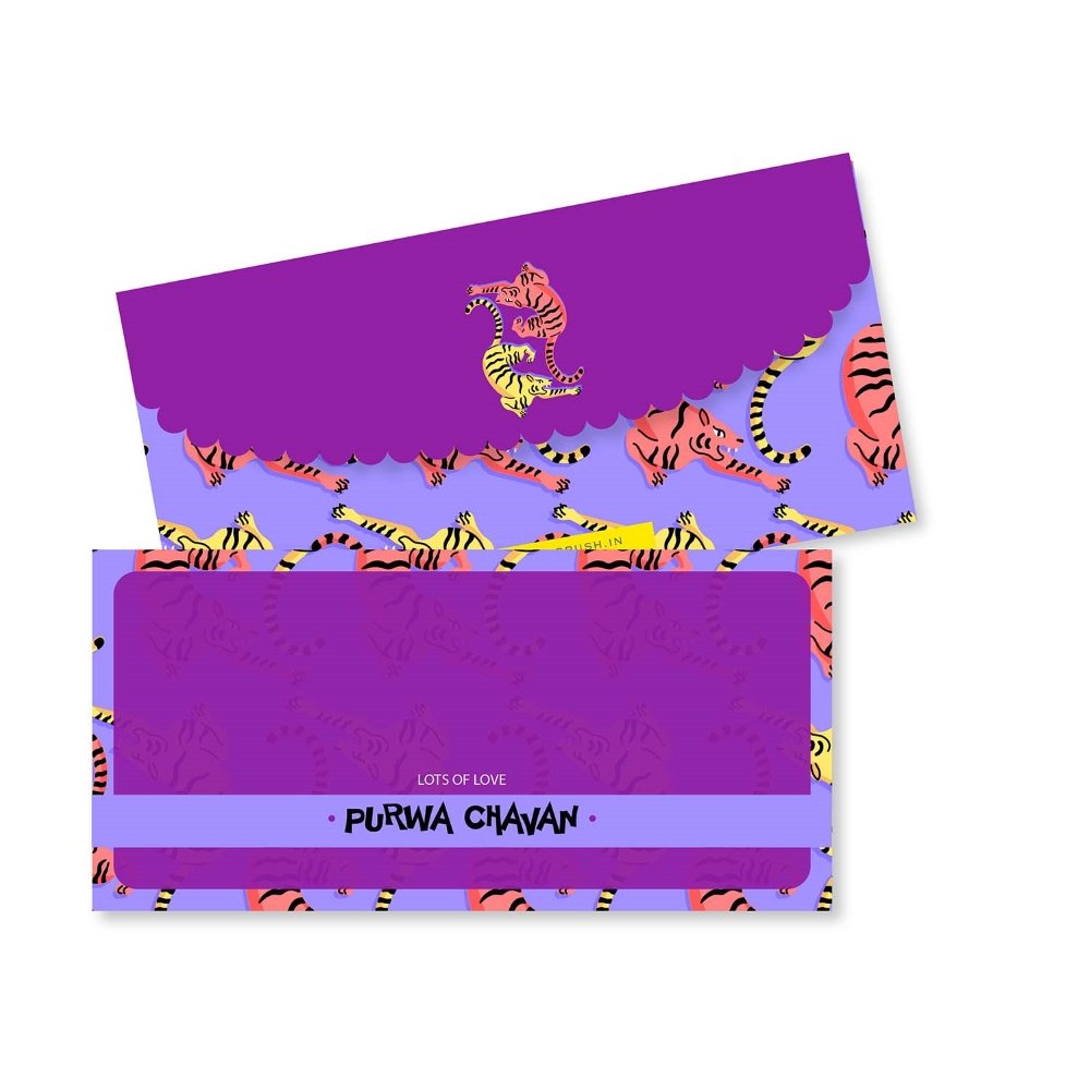 Money Envelopes - Tiger Attack (Set of 25)