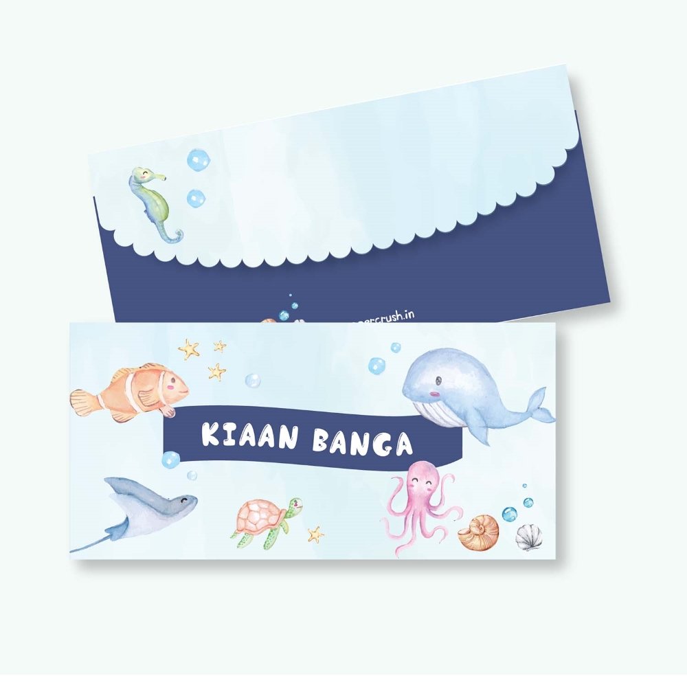 Money Envelopes - Under The Sea (Set of 25)