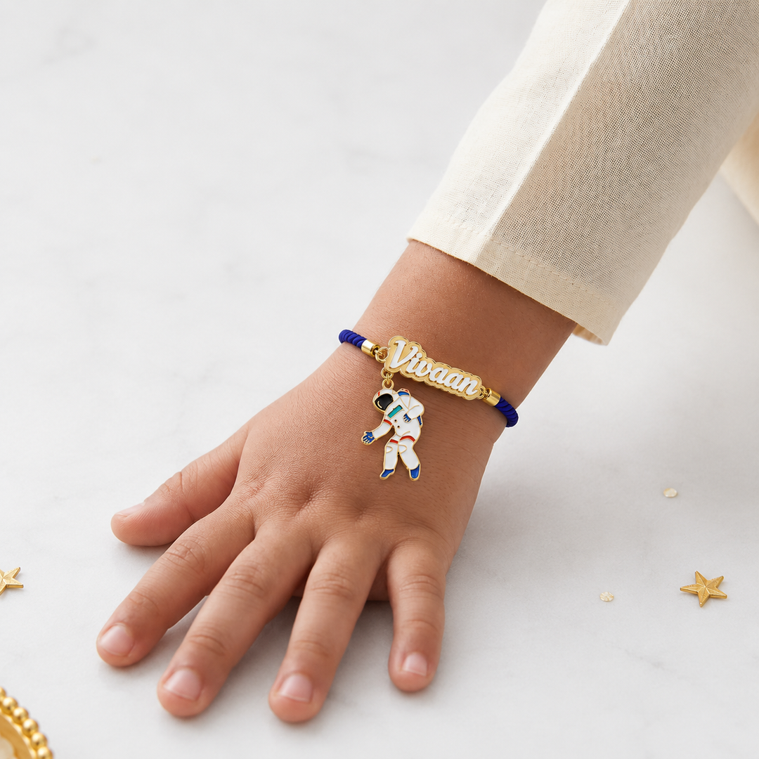 Babble Wrap Moonwalk Magic Personalised Rakhi