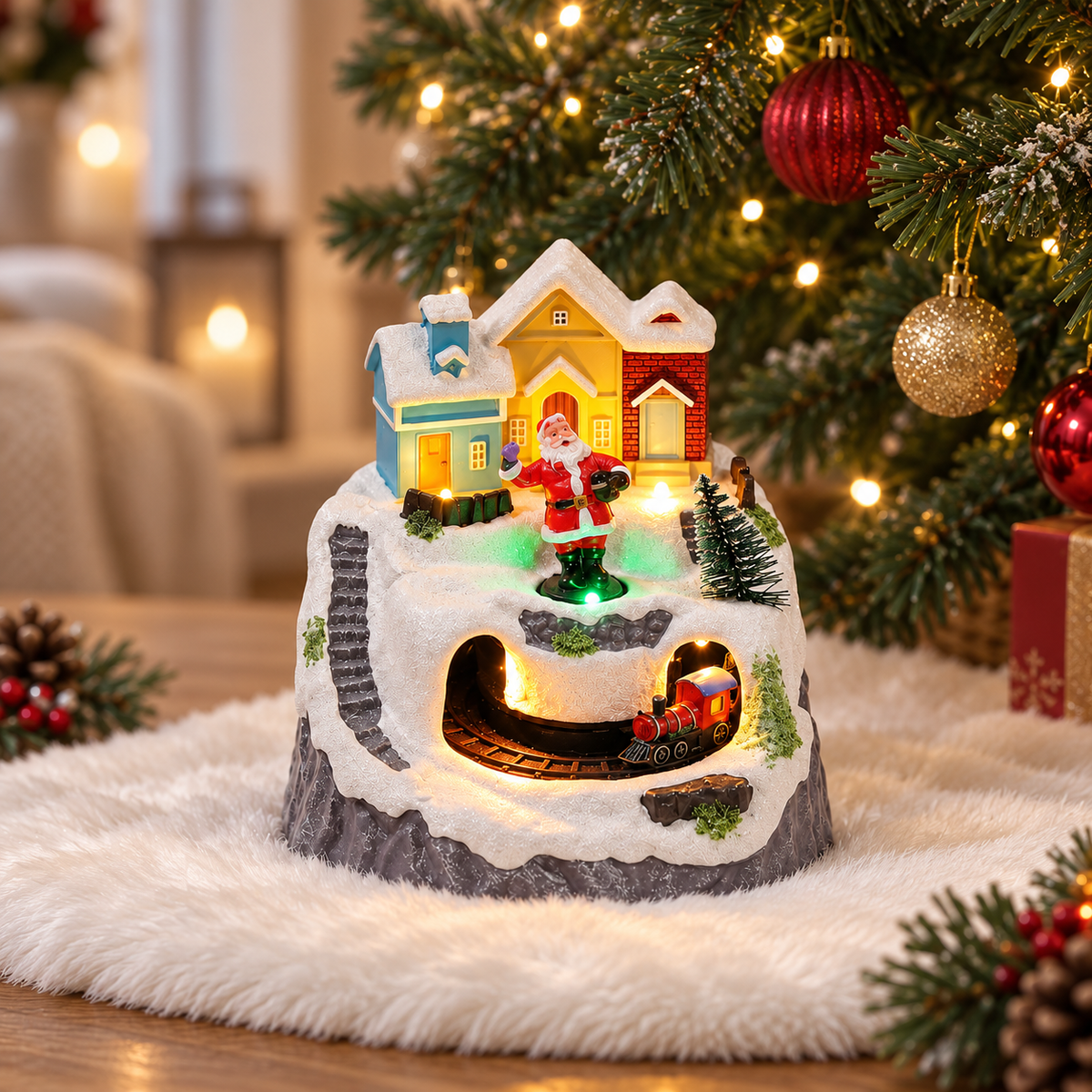 Musical Light-Up Christmas Village