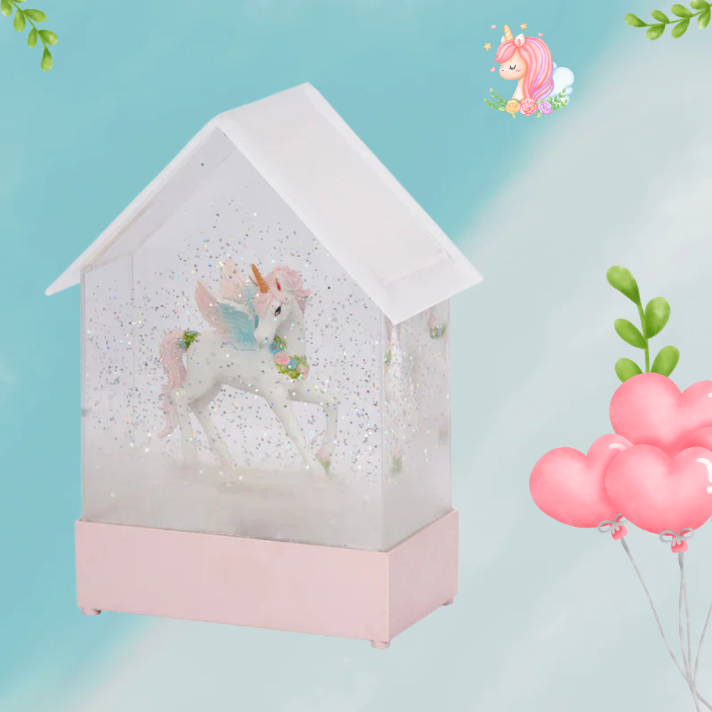 Babble Wrap Musical Snow House - Unicorn